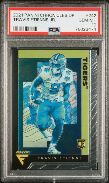 2021 Panini Chronicles Draft Picks Travis Etienne Jr. #242 PSA 10