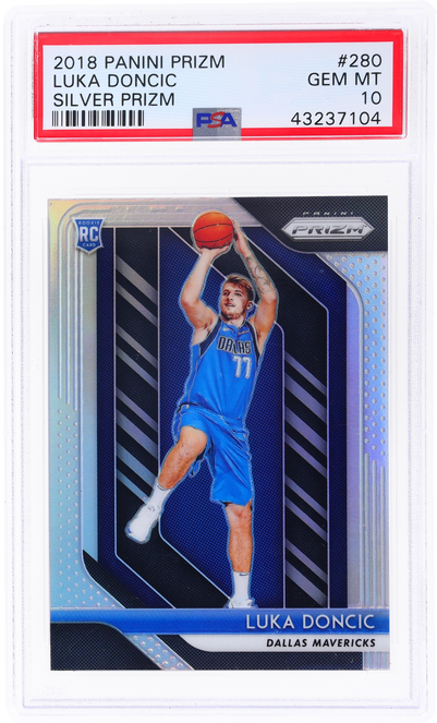 2018 Panini Prizm Silver Prizm Luka Doncic #280 PSA 10