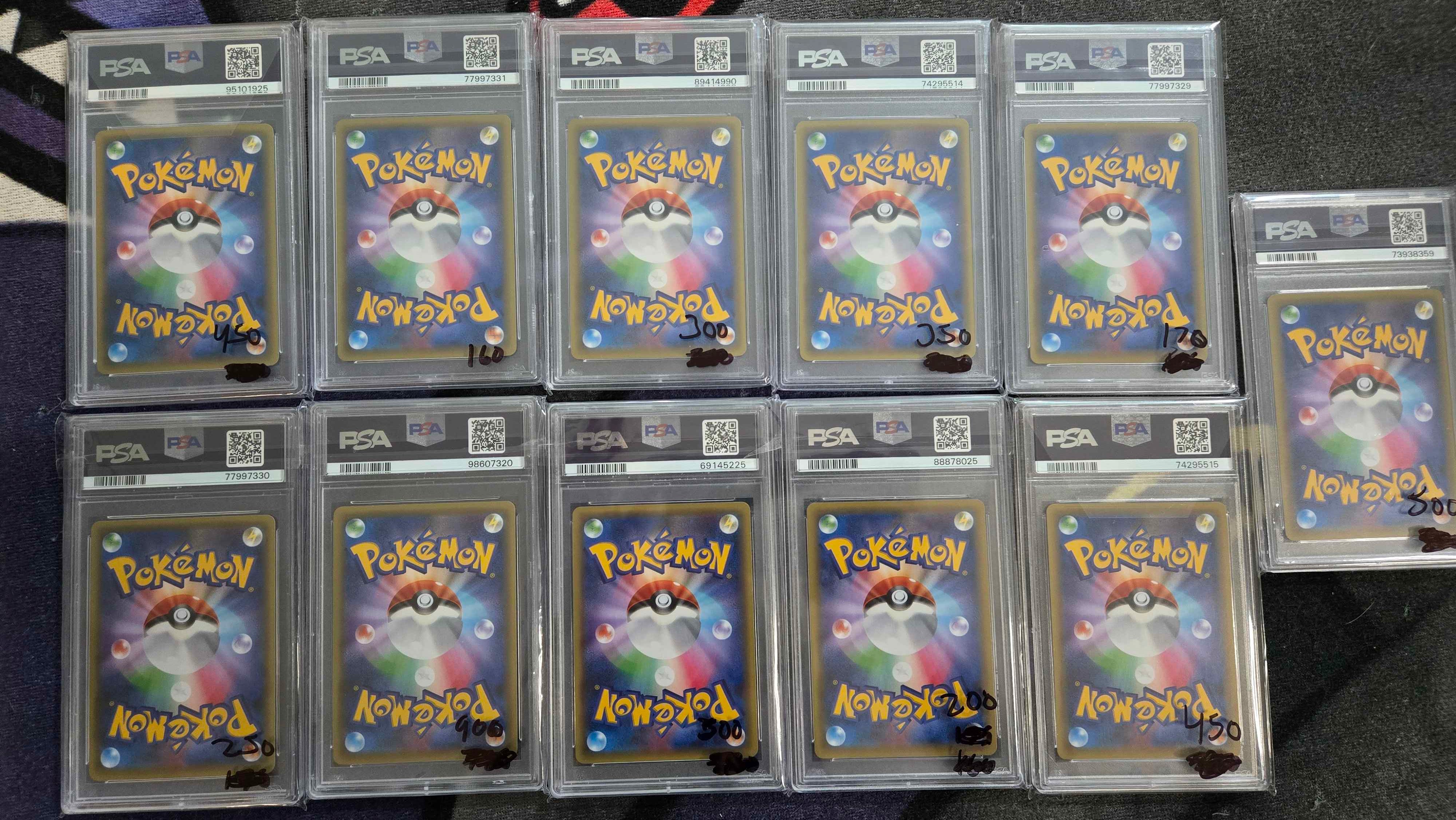 Pokemon Japanese Mythical & Legendary Dream Shine PSA 10 Complete Set