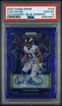 2020 Panini Prizm Rookie Autographs Blue Shimmer Prizm Cam Akers #376 PSA 10
