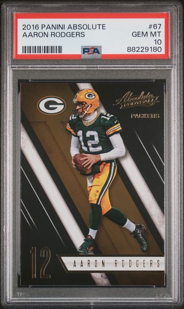 2016 Panini Absolute Aaron Rodgers #67 PSA 10