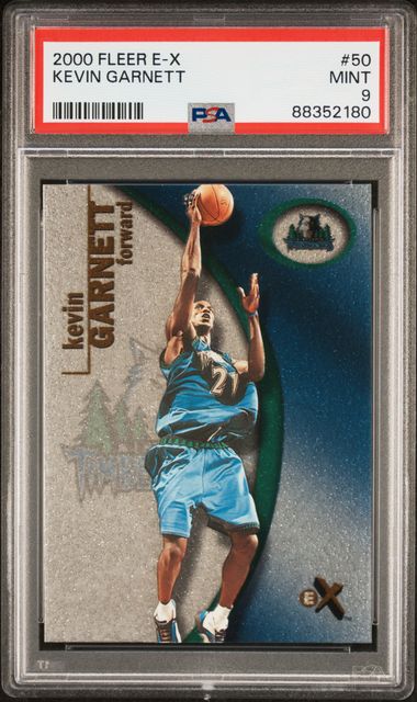 2000 Fleer E-X Kevin Garnett #50 PSA 10