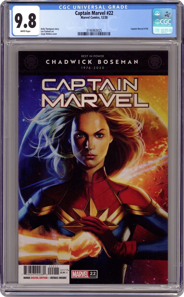 Captain Marvel (2019 11th Series) 22A CGC 9.8