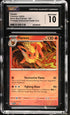 2025 Pokemon Prismatic Evolutions Poster Collection Flareon #167 CGC 10
