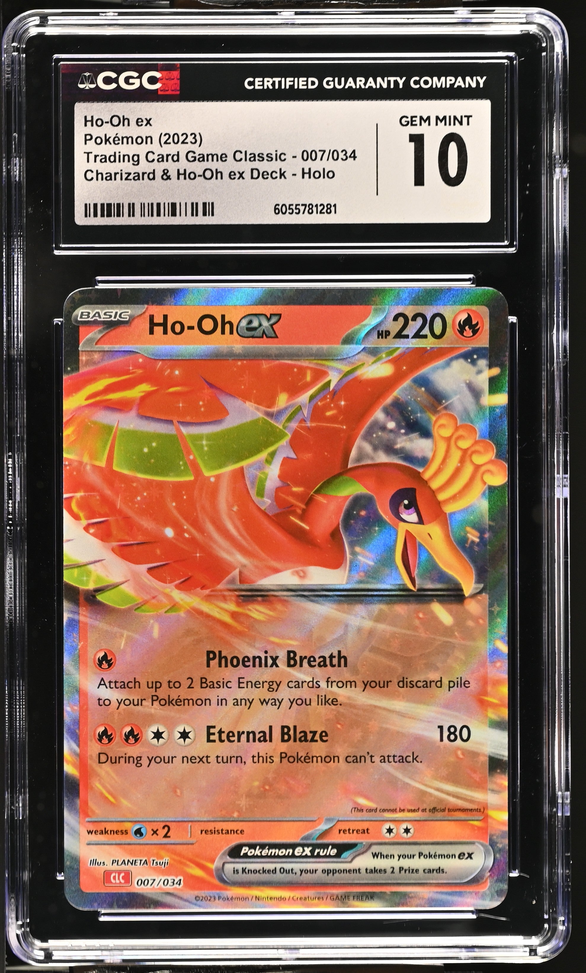 2023 Pokemon TCG Classic Ho-Oh ex #007 CGC 10