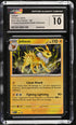 2025 Pokemon Prismatic Evolutions Poster Collection Jolteon #169 CGC 10