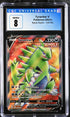 2021 Pokemon Battle Styles Tyranitar V #154 CGC 8