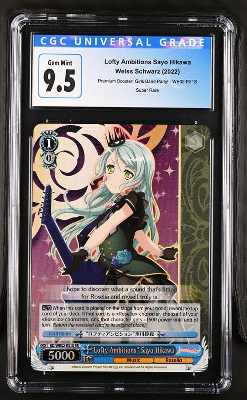 2022 Weiss Schwarz Girls Band Party! Sayo Hikawa #E31 CGC 10
