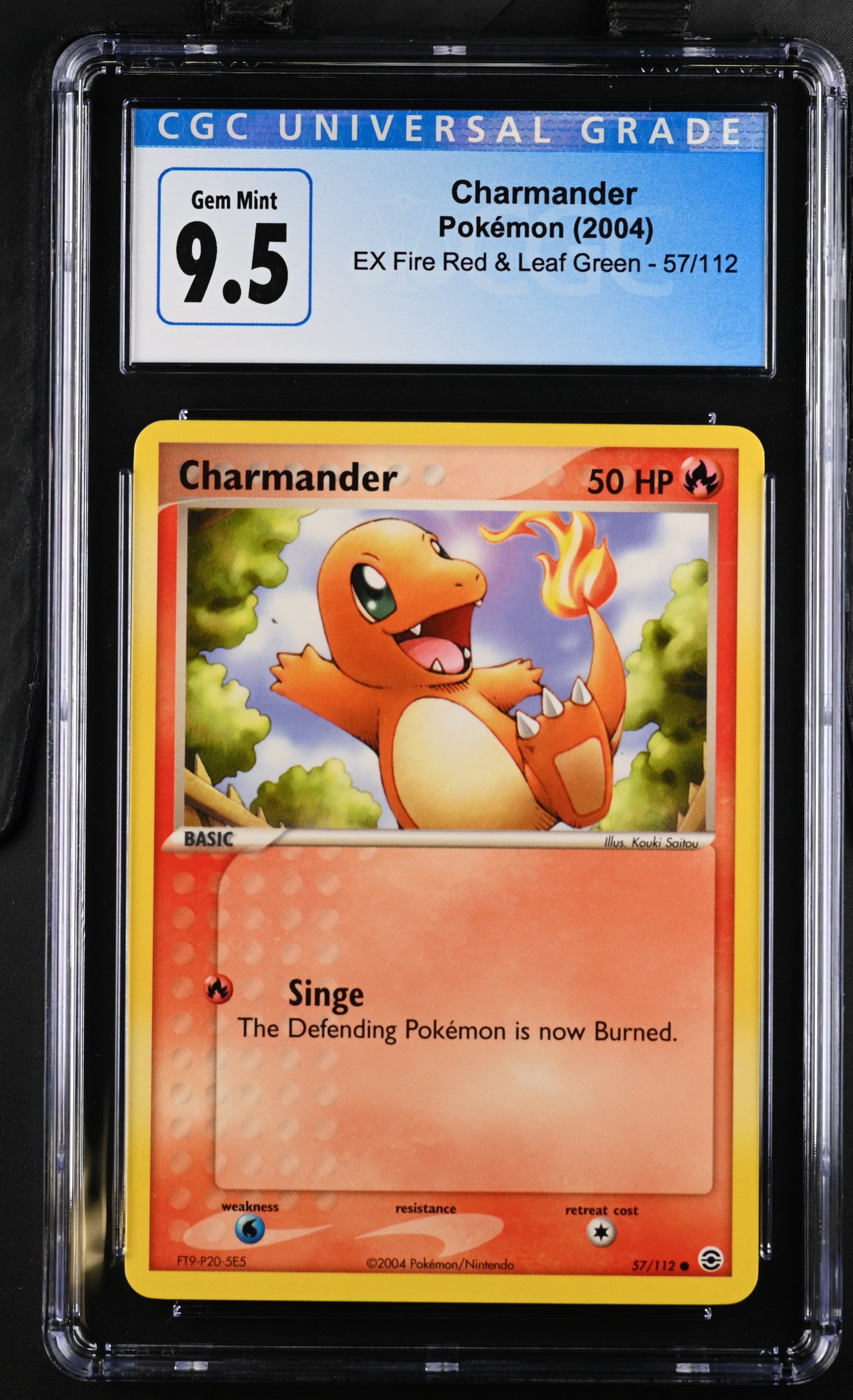 2004 Pokemon Fire Red & Leaf Green Charmander #57 CGC 10