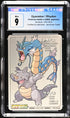 2004 Pokemon Japanese Battle-E Advanced Tower Gyarados Rhydon #15-T010 CGC 9