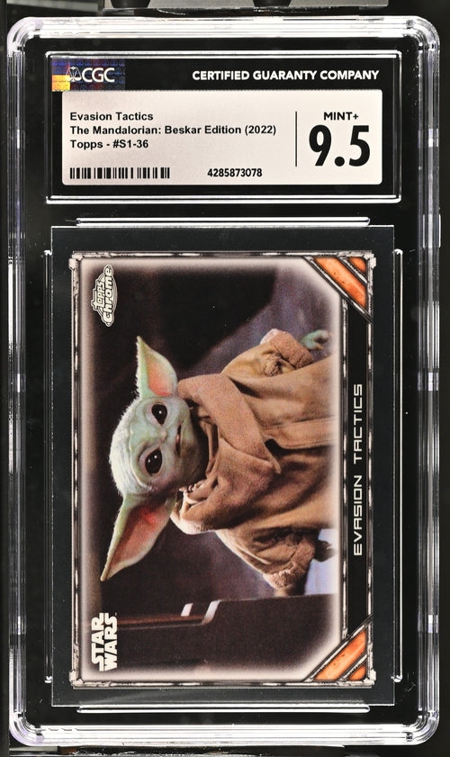 2022 Star Wars Topps Beskar Edition Evasion Tactics #36 CGC 9.5