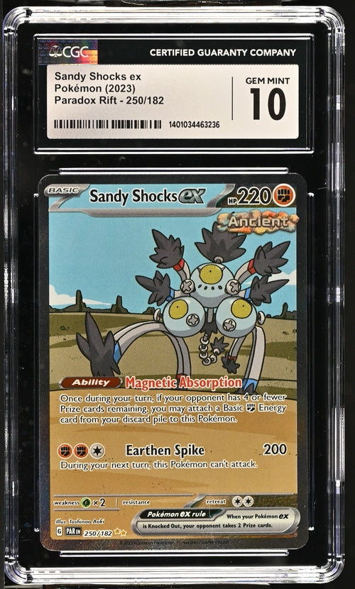 2023 Pokemon Paradox Rift Sandy Shocks Ex #250 CGC 10