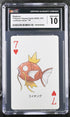 2004 Pokemon Playing Cards Leafgreen Deck 7 of Hearts Magikarp CGC 10