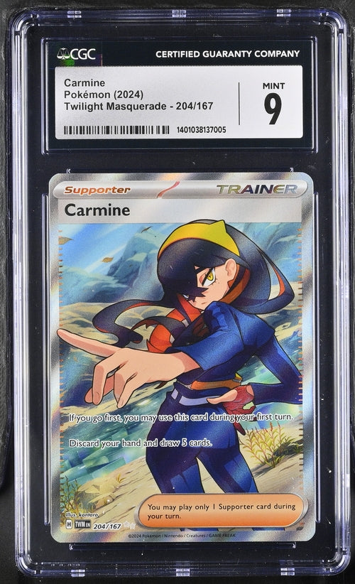 2024 Pokemon Twilight Masquerade Carmine #204 CGC 9
