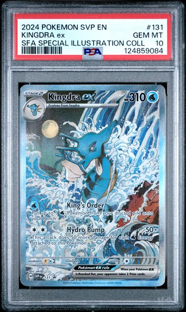 2024 Pokemon Shrouded Fable Special Illustration Collection Kingdra Ex #131 PSA 10