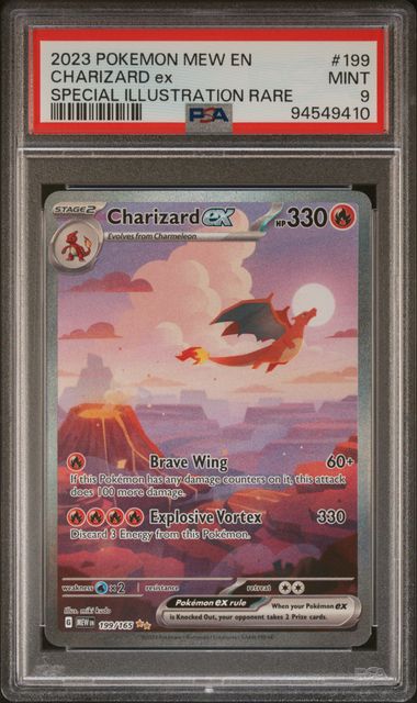 2023 Pokemon 151 SIR Charizard ex #199 PSA 9