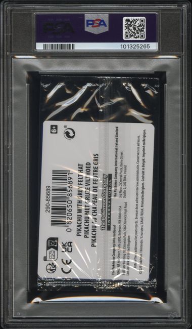 2023 Pokemon SV Black Star Promo Van Gogh Pikachu With Grey Felt Hat #85 PSA 10