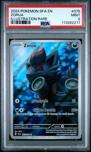 2024 Pokemon Shrouded Fable Zorua #75 PSA 9