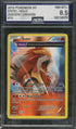2015 Pokemon XY Ancient Origins Holo Entei #15 AGS 8.5