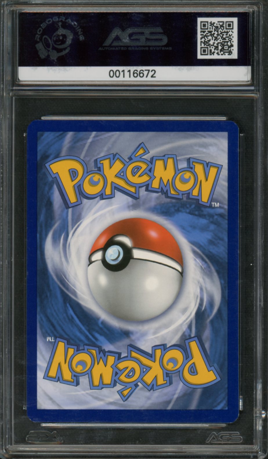 2015 Pokemon XY Ancient Origins Holo Entei #15 AGS 8.5