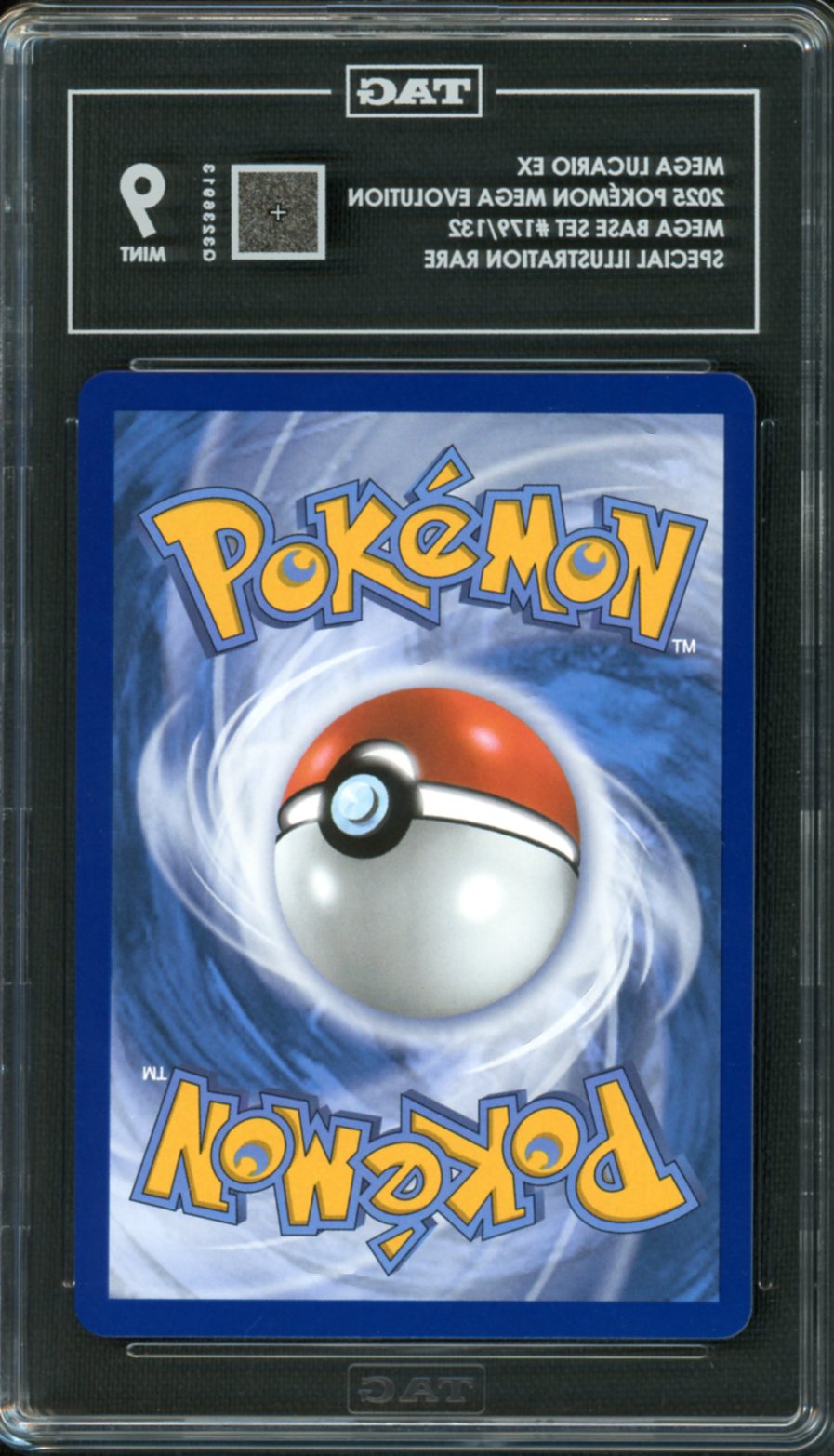 2025 Pokemon Mega Evolution SIR Mega Lucario Ex #179 TAG 9