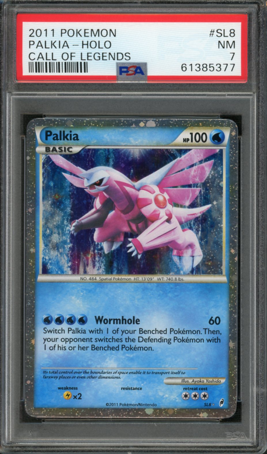 2011 Pokemon Call of Legends Palkia #SL8 PSA 7