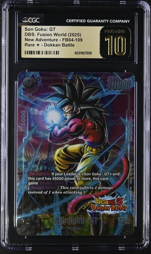 2024 Dragon Ball Super Fusion World Dokkan Battle Son Goku GT #109 CGC PRISTINE