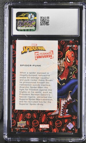 2024 Upper Deck Spider-Man Alternate Universe Spider-Punk #AU-3 CGC 10