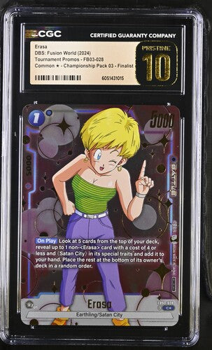 2024 Dragon Ball Super Fusion World Finalist Promo Erasa #28 CGC PRISTINE