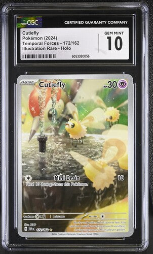 2024 Pokemon Temporal Forces Cutiefly #172 CGC 10