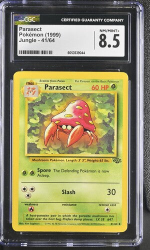 1999 Pokemon Jungle Parasect #4 CGC 8.5