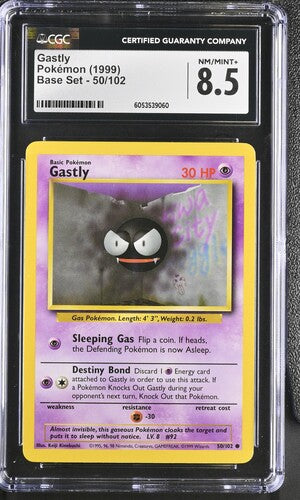 1999 Pokemon Base Set Gastly #50 CGC 8.5