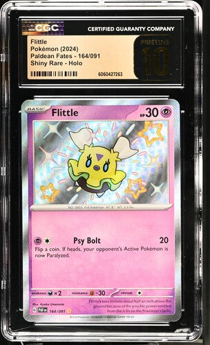 2024 Pokemon Paldean Fates Flittle #164 CGC 10 PRISTINE