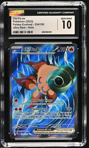 2023 Pokemon Paldea Evolved Chi-Yu Ex #234 CGC 10