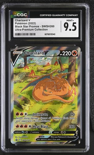 2022 Pokemon Sword and Shield UPC Charizard V #SWSH260 CGC 9.5