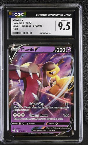 2022 Pokemon Silver Tempest Mawile V #70 CGC 9.5