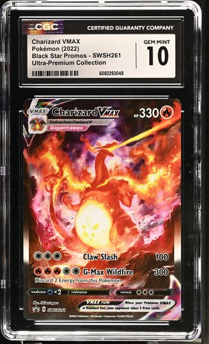 2022 Pokemon Sword and Shield UPC Charizard Vmax #SWSH261 CGC 10