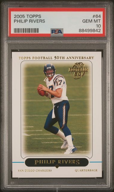 2005 Topps Philip Rivers #64 PSA 10