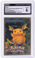 1999 Pokemon Battle Figures Spotlight Gold Foil Hand Cut Raichu #6 CGC 6