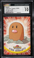 1999 Topps Pokemon Series 1 Fourth Print Diglett #50 CGC 10