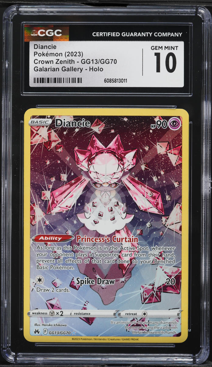 2023 Pokemon Crown Zenith Diancie #GG13 CGC 10