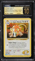 2023 Pokemon TCG Classic Collection Lt. Surge's Raticate #016 CGC 10 PRISTINE