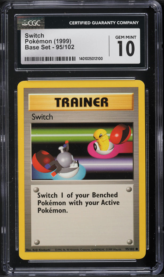 1999 Pokemon Base Set Switch #95 CGC 10