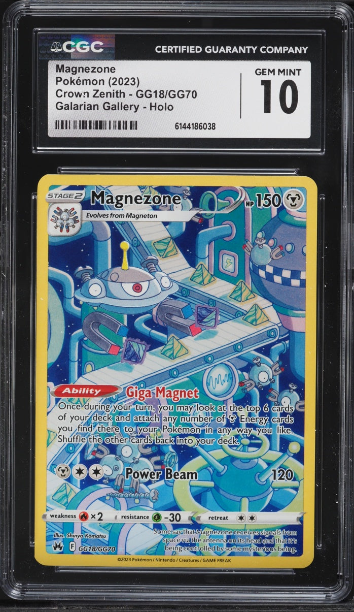 2023 Pokemon Crown Zenith Magnezone #GG18 CGC 10