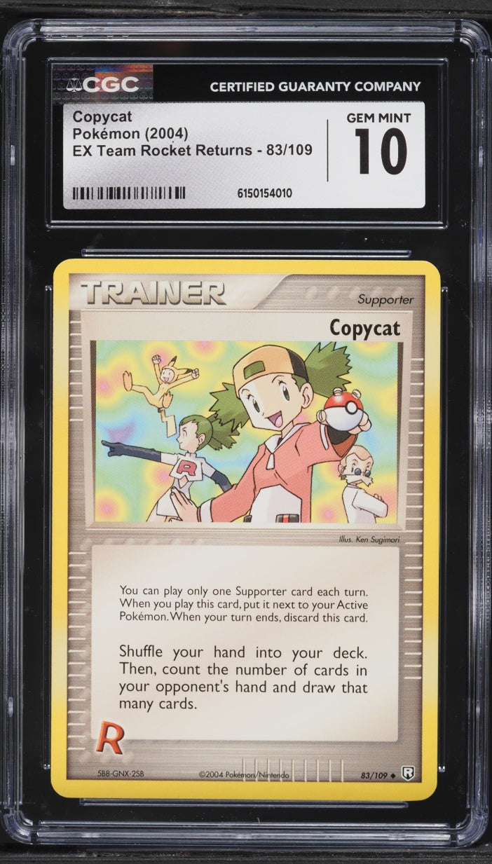 2004 Pokemon Team Rocket Returns Copycat #83 CGC 10