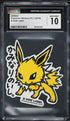 2019 Pokemon Japanese Stickers Part 7 B-Side Label Jolteon CGC 10 GEM MINT