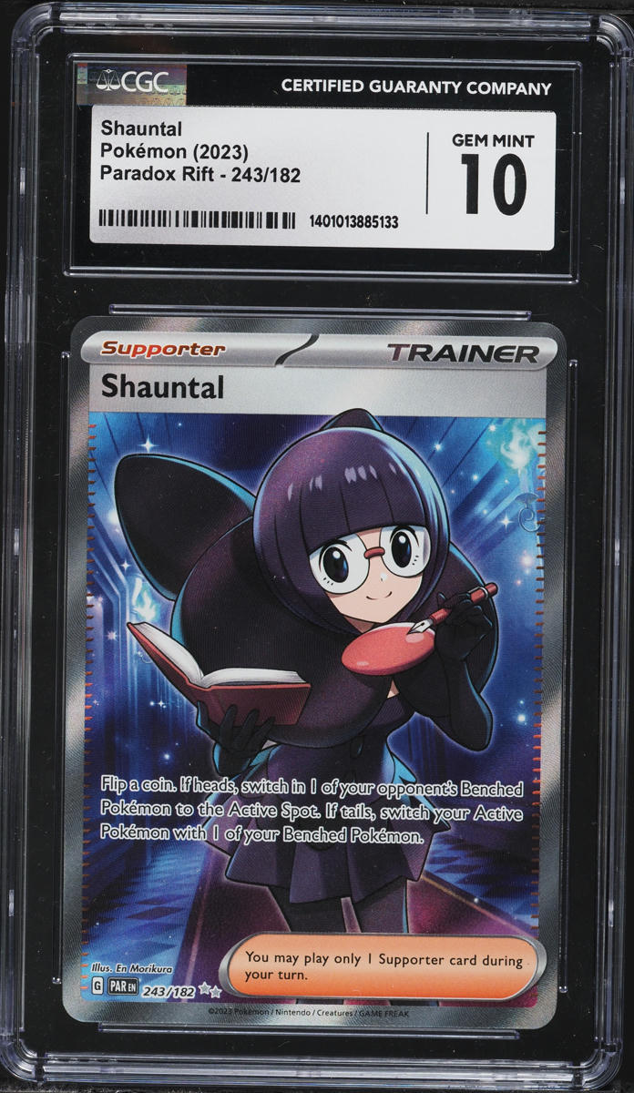 2023 Pokemon Paradox Rift Full Art Shauntal #243 CGC 10
