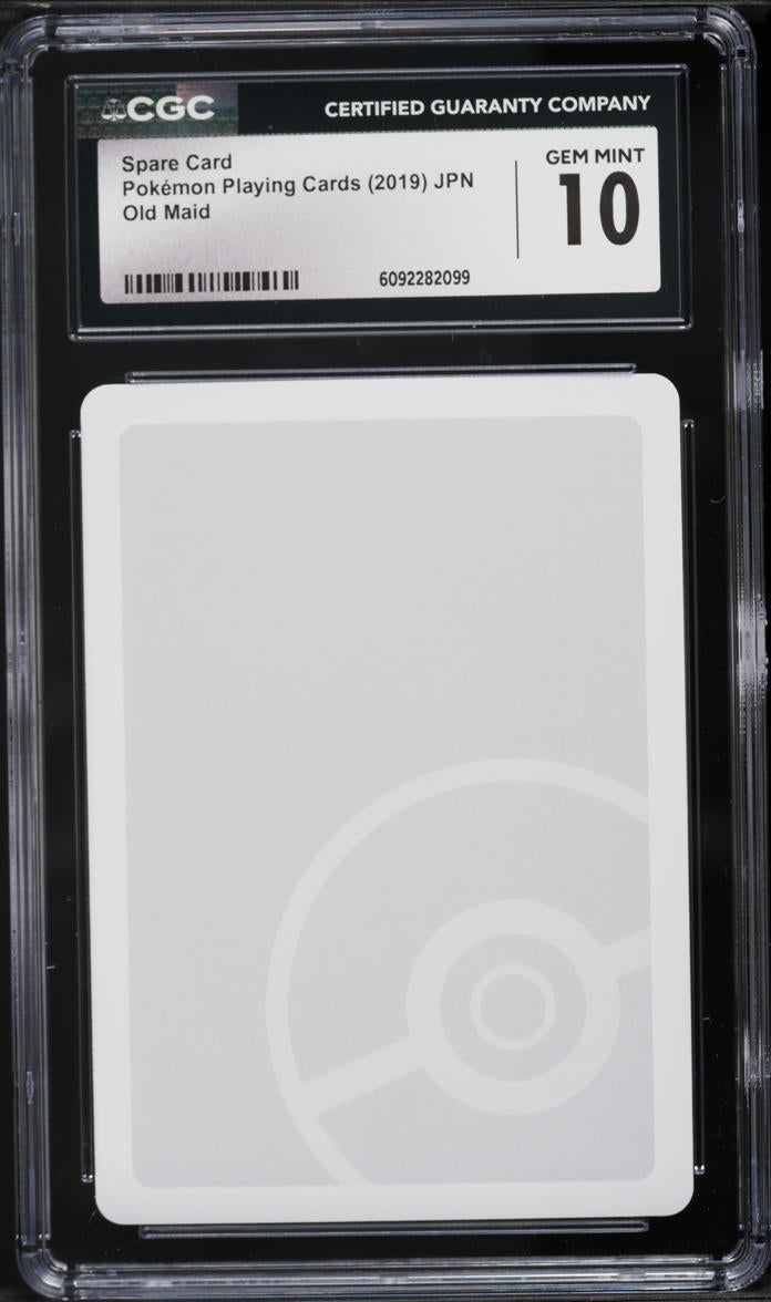 2019 Pokemon Japanese Playing Cards Old Maid Spare Card CGC 10