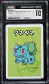 2019 Pokemon Japanese Playing Cards Old Maid Bulbasaur CGC 10