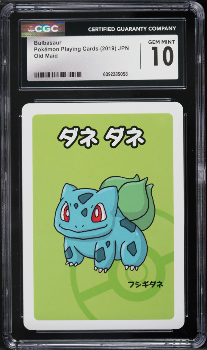 2019 Pokemon Japanese Playing Cards Old Maid Bulbasaur CGC 10